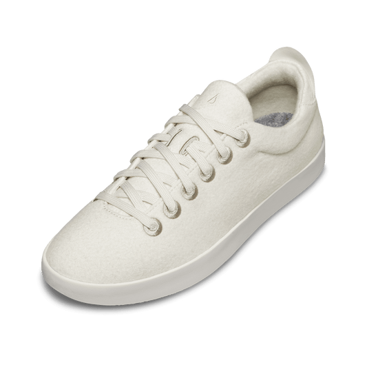 Men's Wool Pipers - Natural White (White Sole)